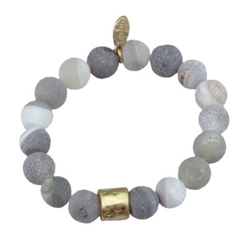 Beautiful Rock Stone Bracelet   Brand New!!!